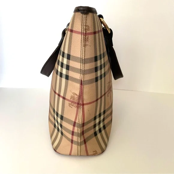 LAST CHANCE SALE!AUTHENTIC Burberry Classic Regent Leather Tote Bag Haymarket - Picture 4 of 16